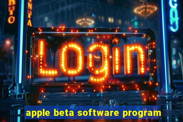 apple beta software program